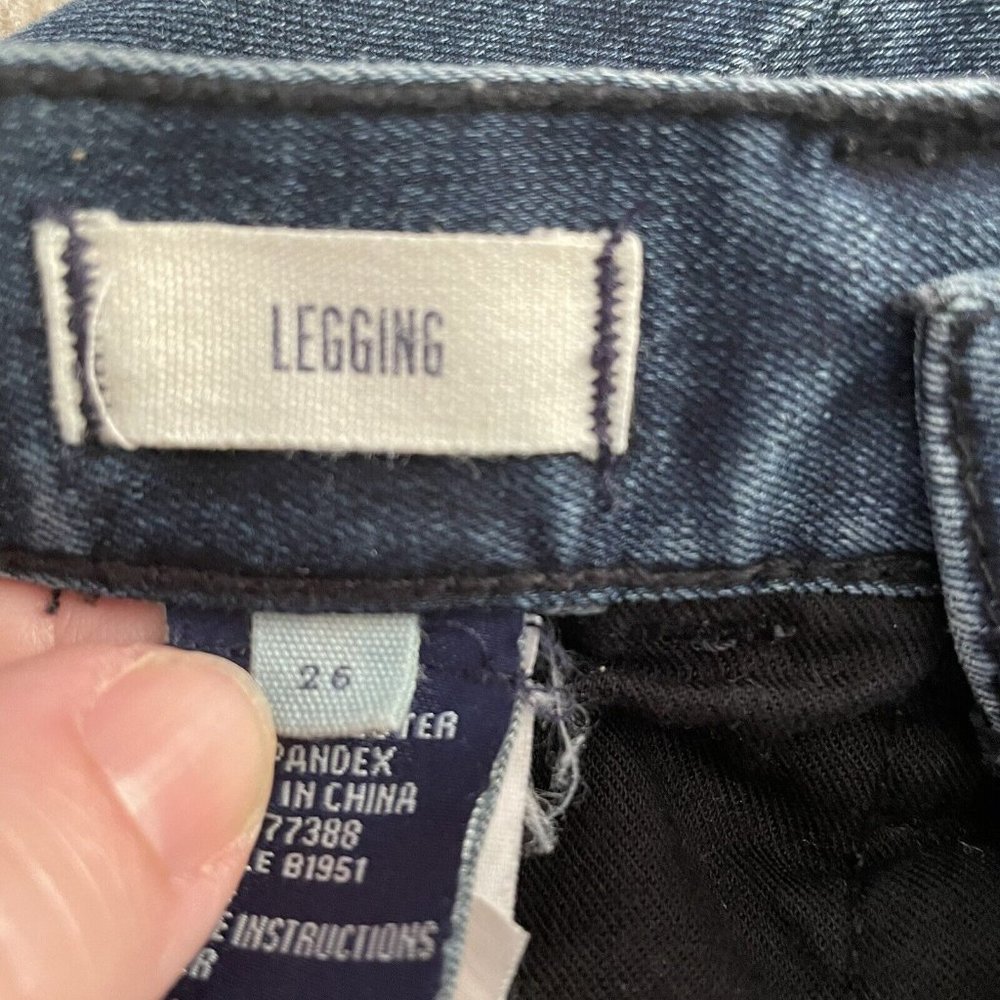 Madewell Jeggings Skinny Jeans Womens 26 Denim Leggings Medium Wash Pants Blue - Picture 5 of 12